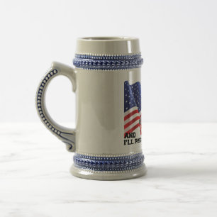 Verbringe nicht meine Flagge Bierglas