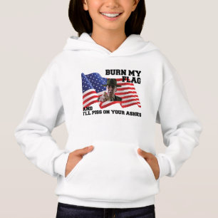 Verbringe nicht meine Flagge Hoodie