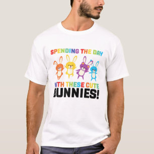 Verbringen Sie den Tag mit Niedlichen Bunnies! Ost T-Shirt