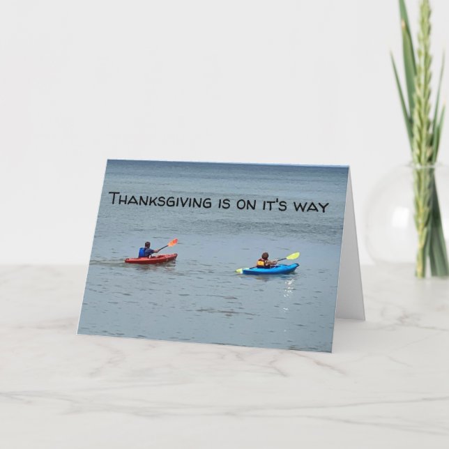 VERBRINGEN SIE ERNTEDANK SO, WIE SIE GEWOLLT-GENIE KARTE (Vorderseite)