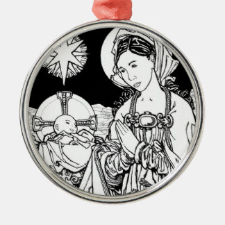 Verbum Caro Factum Est Silbernes Ornament