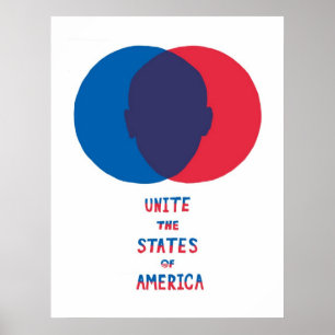 Verbünde die Staaten Amerikas Poster