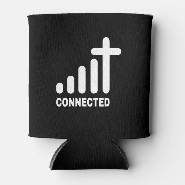 Verbunden - Christlicher Sonnengott Christus Kirch Dosenkühler (Vorderseite)