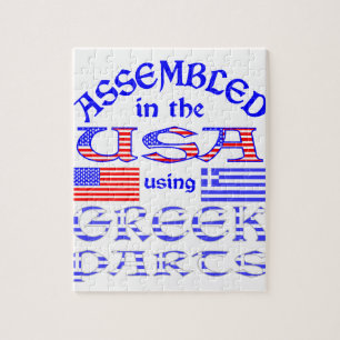 Verbunden in griechischen Teilen der USA Puzzle
