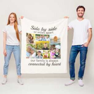 Verbunden mit der Foto Collage der 8-Familie von H Fleecedecke