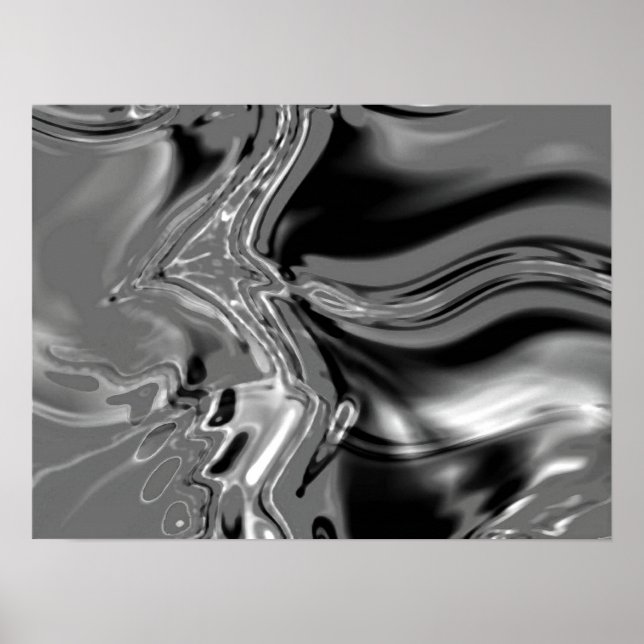 Verbunden - Schwarz & Weiß Poster (Vorne)