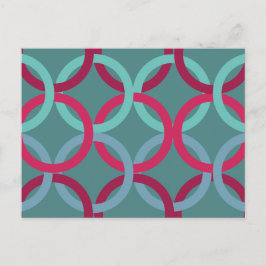 Verbundene Kreise 2 Postkarte