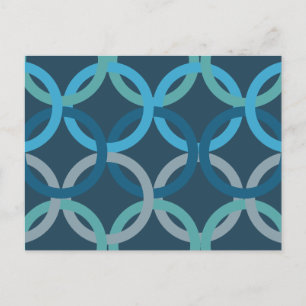 Verbundene Kreise 2 Postkarte