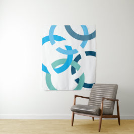 Verbundene Kreise Wandteppich