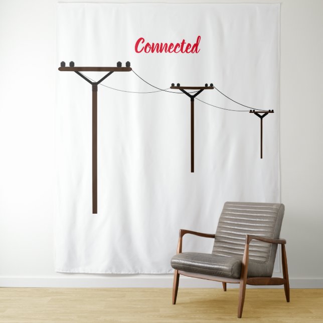 Verbundene Tapestry Wandteppich (Beispiel)