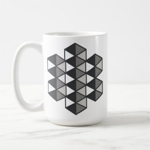 Verbundenes Dreiecke Tasse