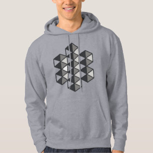 Verbundenes Dreiecks-Männer-Hoodie Hoodie