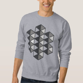 Verbundenes Dreiecks-Männer-Sweatshirt Sweatshirt