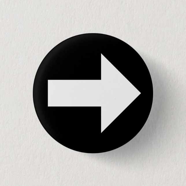 Verbündet-Pfeil-Knopf (1,25 Zoll.) Button (Vorderseite)