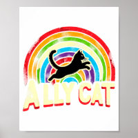 Verbündeten-Katze Lgbt Pride Katze