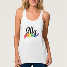 Verbündeter oder Benutzername LGBTQ Unterstützer R Tank Top