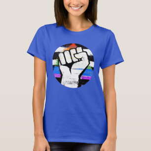 Verbündeter Stolz Faust T-Shirt