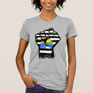 Verbündeter Stolz Faust T-Shirt