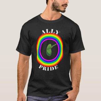 Verbündeter Stolz LGBTQ Gleichheit Regenbogen Lesb T-Shirt
