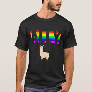 Verbündeter Stolz LGBTQ Gleichheit Regenbogen Lesb T-Shirt