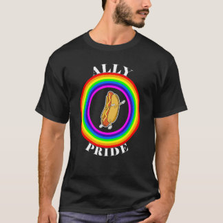 Verbündeter Stolz LGBTQ Gleichheit Regenbogen Lesb T-Shirt