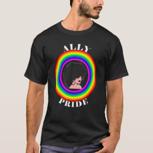 Verbündeter Stolz LGBTQ Gleichheit Regenbogen Lesb T-Shirt