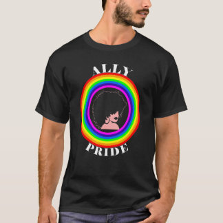 Verbündeter Stolz LGBTQ Gleichheit Regenbogen Lesb T-Shirt