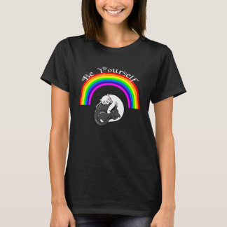 Verbündeter Stolz LGBTQ Gleichheit Regenbogen Lesb T-Shirt