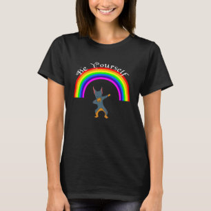 Verbündeter Stolz LGBTQ Gleichheit Regenbogen Lesb T-Shirt