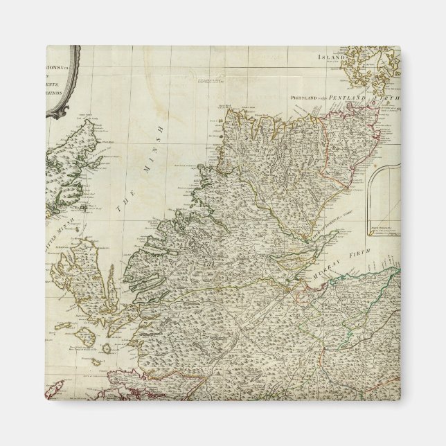 Verbundland Schottland oder Nord-Großbritannien Magnet (Vorne)