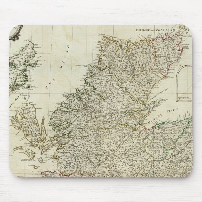 Verbundschotten oder Nord-Großbritannien Mousepad (Vorne)