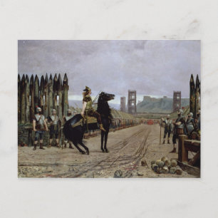 Vercingetorix  before Caesar, 52 BC, 1886 Postkarte