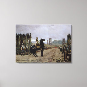 Vercingetorix vor Caesar, 52 v. Chr., 1886 Leinwanddruck