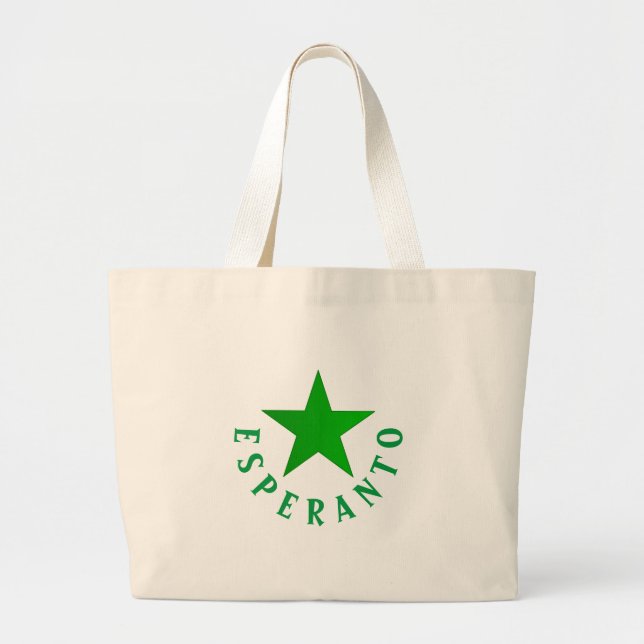 Verda Stelo Jumbo Stoffbeutel (Vorne)