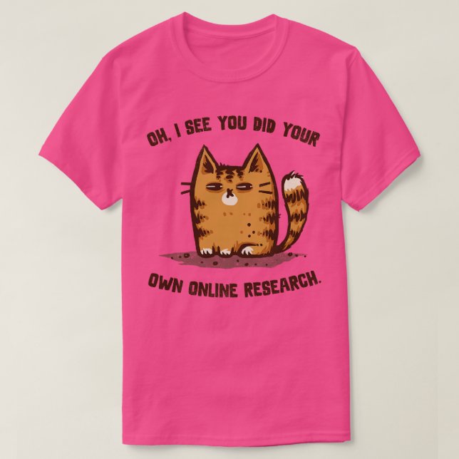 Verdächtige Katze 2 T-Shirt (Design vorne)