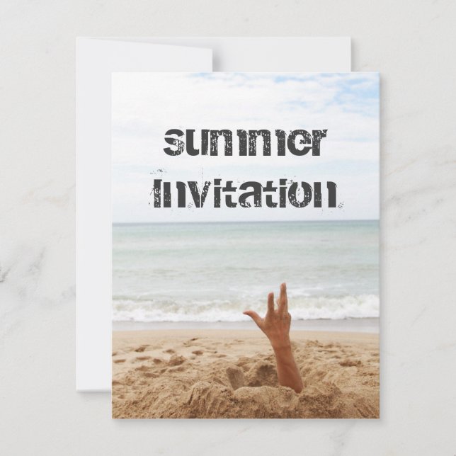 Verdammt! Einladung (Vorderseite)