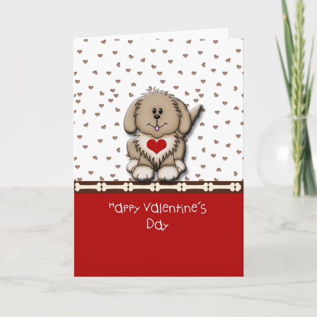 Verdammt glücklicher Valentinstag Feiertagskarte (Vorderseite)