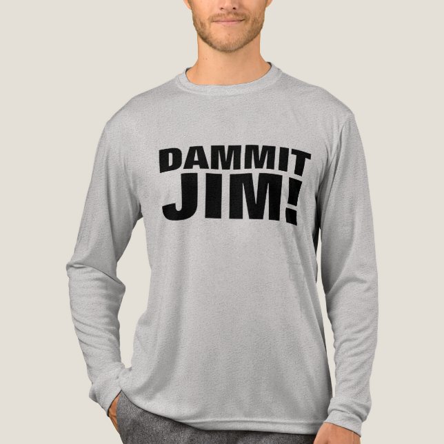 VERDAMMT JIM! T-Shirts Sci-Fi VINTAGE Oberteile (Vorderseite)