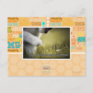 Verdammt über euch postkarte