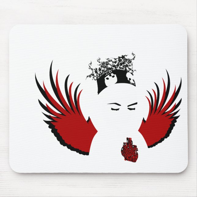 Verdammte Hingabe : verlorener Engel Mousepad (Vorne)