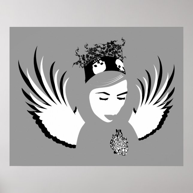 Verdammte Hingabe : verlorener Engel Poster (Vorne)