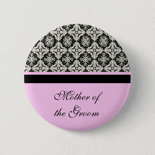 Verdammter Hochzeitsknopf für Mutter, Schwester, B Button (Vorderseite)