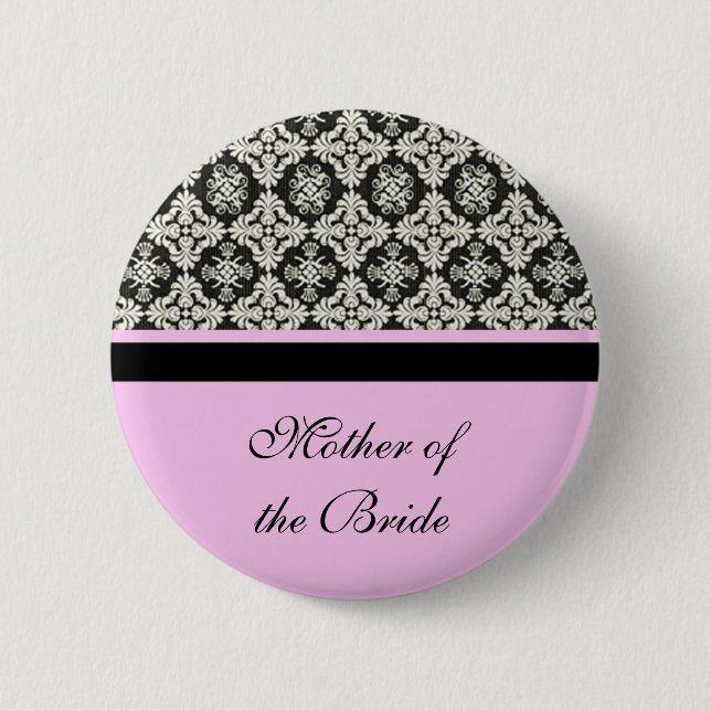 Verdammter Hochzeitsknopf für Mutter, Schwester, B Button (Vorderseite)