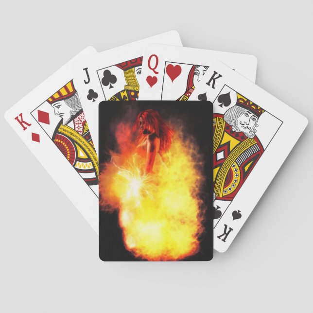 Verdammung zeichnet Karten auf: Rose Masterson Spielkarten (Rückseite)