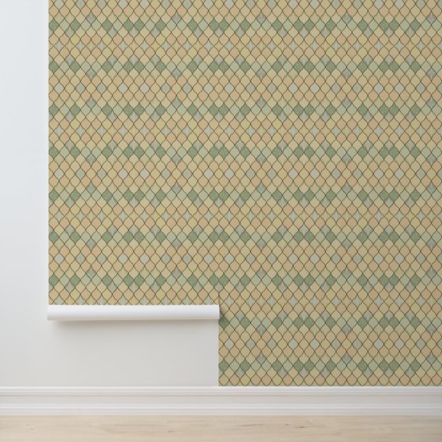 Verdant Geometry Tapete (Anwendung)