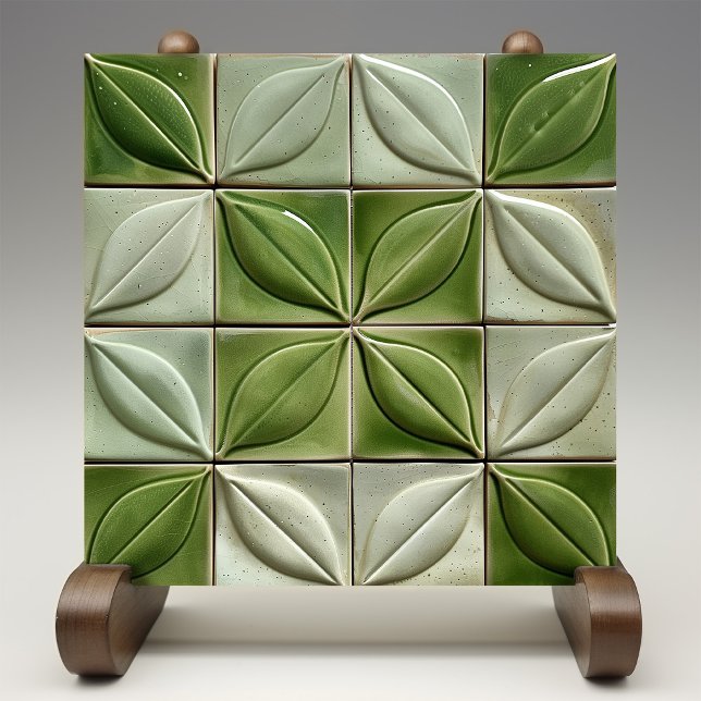 Verdant Illusion Imitate Embossed Keramik Tile Fliese (Von Creator hochgeladen)