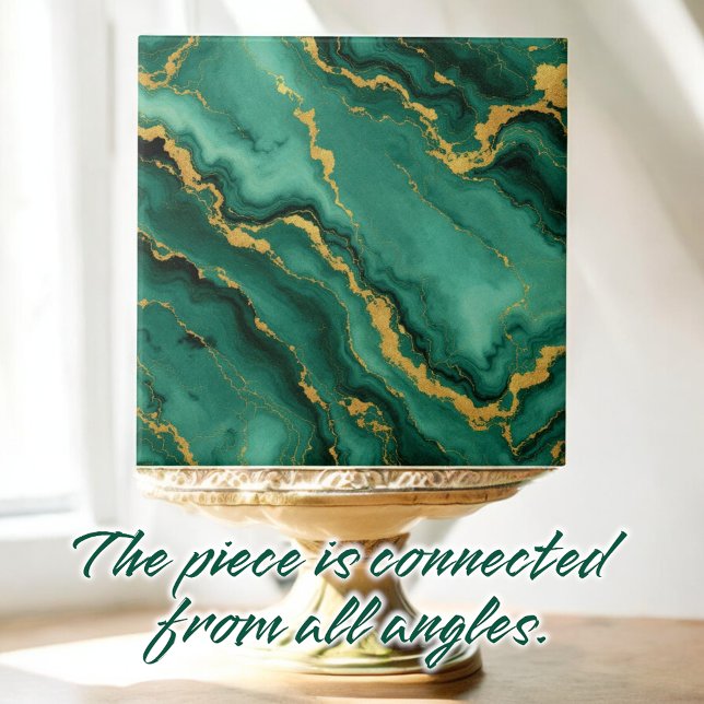 Verdant Luxe Marble Tile Fliese (Von Creator hochgeladen)