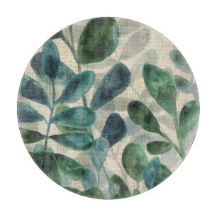 Verdant Sophisticiness - Tropische Blätter Schneidebrett