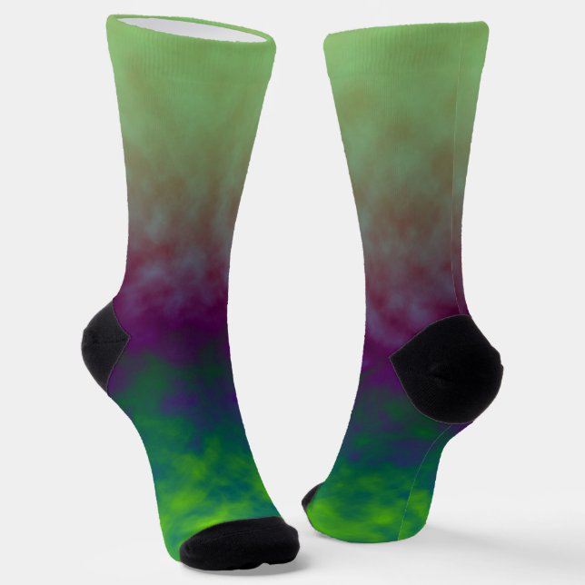 Verdant Veil Socken (Gewinkelt)