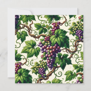 Verdant Vineyard Bliss: Ein Tapestry von Grapevine Einladung